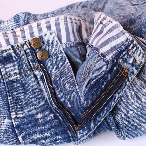 80's Acid Washed Jeans Women's Size 29 Long = 8 US - Picture 3 of 8